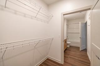 Bathroom with attached closet at Timber Club, St. Peters, MO