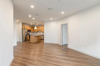 Large Vacant Room with wooden Floor at Timber Club, Missouri