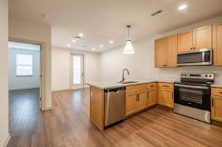 Modern Kitchen with Cabinetry at Timber Club, Missouri
