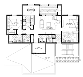 2 bed 2 bath A Floorplan at The Residences at Toscana Park, Indiana 46530