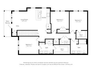 the floor plan of the residence