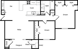 2 BED/1 BATH BALCONY Apartment at Timber Ridge Apartments in Wyoming, MI
