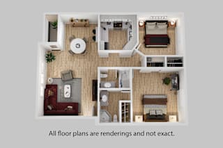 all floor plans are bedrooms and not exact