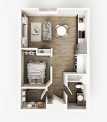 A1 Floor Plan at The Haven on Veterans, North Dakota