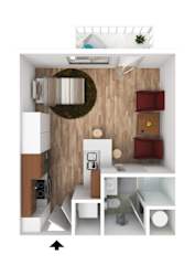 Floor Plan Micro Studio