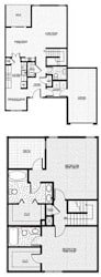 THE FALCON WITH GARAGE, 2 br, 2.5 ba, 1590 sq. ft.