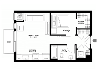 S3I, 1 br / 1 ba