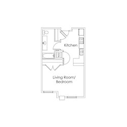 S2 Floor Plan at Cypress Court, St Cloud, MN