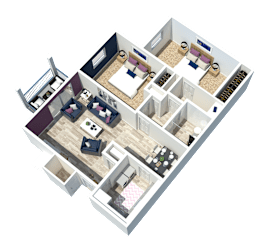 Floor Plan 2 Bedroom