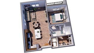 1 bed 1 bath UNIT A1 at The Virginia, Seguin Texas