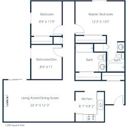 Crescent Park | Three Bedroom | Plan 32A