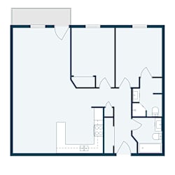 Thunder Creek Apartments in Fargo, ND | Two Bedroom Floor Plan 2175a