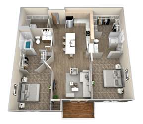 our apartments showcase a spacious floor plan at Pinehurst Apartments, Baxter, MN