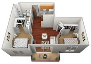 2 bed 1 bath at Cedar Ridge Apartments, Minnesota, 55320