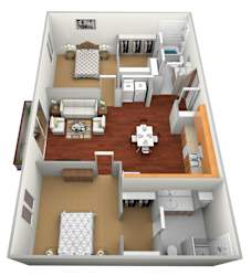 2 bed 2 bath at Somerset Apartments, Fergus Falls