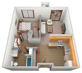 1 bed 1 bath at Savanna Apartments, St Cloud, 56303