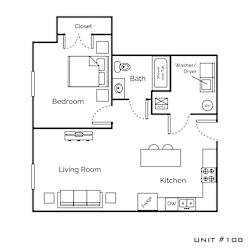 floor plan of an apartment
