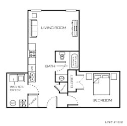 floor plan of an apartment