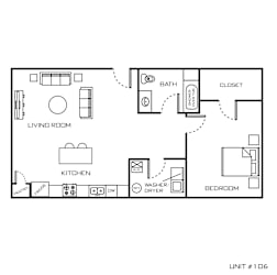 floor plan of an apartment