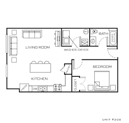 floor plan of an apartment