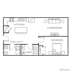 floor plan of an apartment