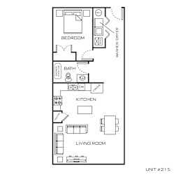floor plan of an apartment