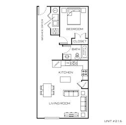 floor plan of an apartment