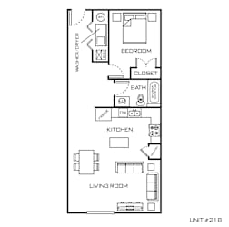 floor plan of an apartment