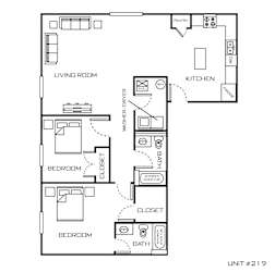 floor plan of an apartment