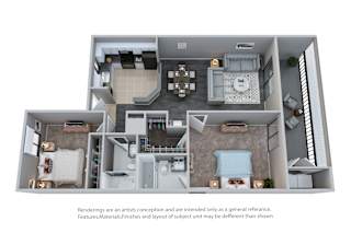 Floor Plan Dunes of Boca