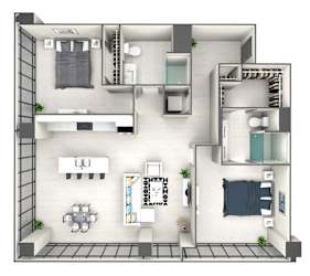 B1A Floor Plan at 220 Meridian, Indianapolis, IN 46204