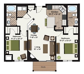 Floor Plan Maple A
