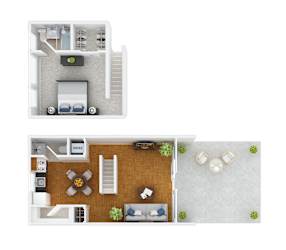 1 bed 1 bath at Prince Georgetown Apartments, Maryland, 20737