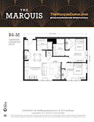 Floor Plan B4-M at The Marquis, Pennsylvania