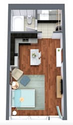 Studio 1 bath at The Teale New Haven Apartments, Melbourne, FL