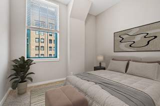 King Size Bedroom at The Cosmopolitan, St Paul, MN, Minnesota