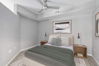 Alcove bedroom with walk through closet in the Glaze Floor Plan at Galante at Parkside in Apple Valley, MN