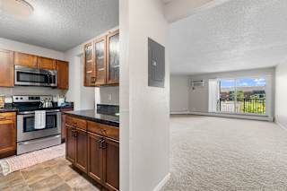 Open Kitchen at Cedars Lakeside Apartments, Little Canada, MN, 55117