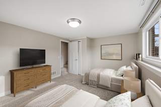 Contemporary Bedroom at Beach South at the Lake, Minnesota, 55422