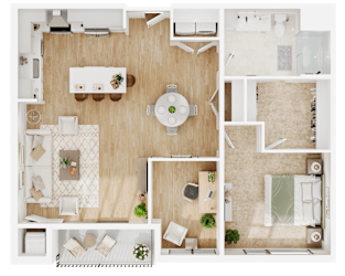 A11 Floor Plan at Lilia, Lilydale, Minnesota