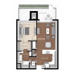 Aitkin Floor Plan at Expo, Minneapolis