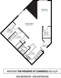 The Preserve at Commerce Apartments in Rogers, MN 1 Bedroom 1 Bath