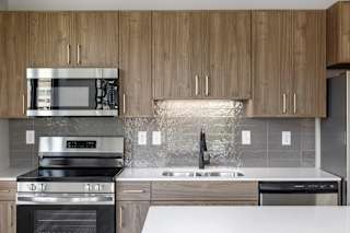 Kitchen in the CC2 Floor Plan at The Ellory Apartments, Minnesota, 55401
