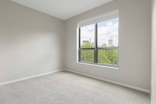 Primary Bedroom in the CC2 Floor Plan at The Ellory Apartments, Minnesota, 55401