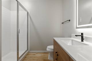 Primary Bathroom in the CC2 Floor Plan at The Ellory Apartments, Minnesota, 55401