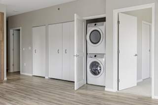 In-unit laundry in the CC2 Floor Plan at The Ellory Apartments, Minnesota, 55401