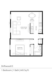 Driftwood-D Floor Plan at Silver Lake, Minnesota, 55112