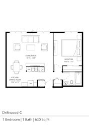 Driftwood-C Floor Plan at Silver Lake, Minnesota, 55112