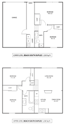 Duplex 4246-4248- Floor Plan at Beach South at the Lake, Minnesota