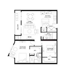 CC3 Floor Plan at The Ellory Apartments, Minnesota